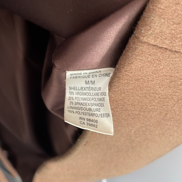 Theory Double Breasted Wool Blend Coat - Picture 11 of 11